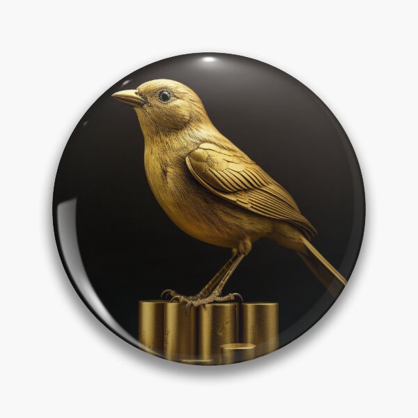 Item preview, Gold Bird On Stock Market Graph  designed and sold by FireFXStudio.