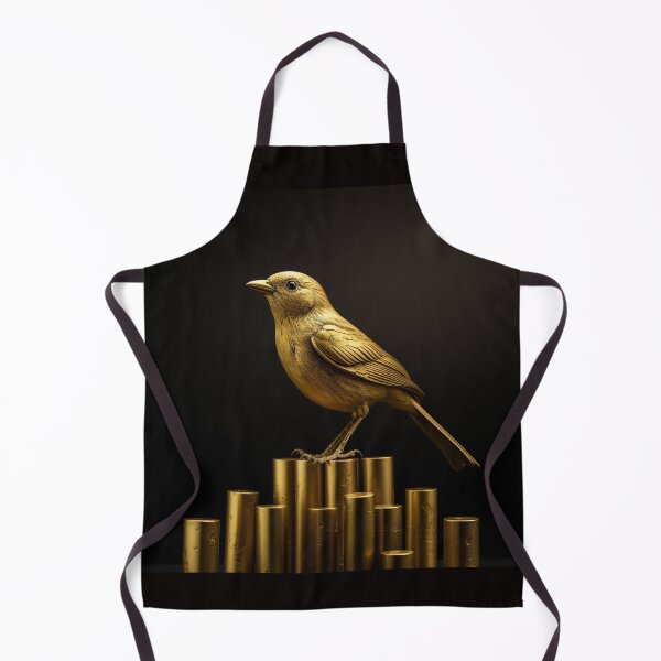 Item preview, Gold Bird On Stock Market Graph designed and sold by FireFXStudio.