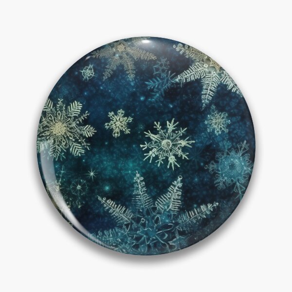 Item preview, Blue Magical Winter Snowflakes designed and sold by pinkal.