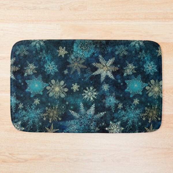 Item preview, Blue Magical Winter Snowflakes designed and sold by pinkal.