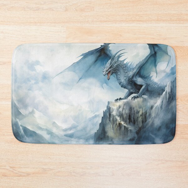 Item preview, Dark Fantasy Watercolor - Winter Ice Dragon designed and sold by Fantasy Masterpiece.