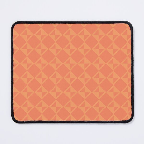 Item preview, Peach Tangerine Orange Apricot Triangle Pyramid Art Deco Geometry Moroccan Tiles Indian Mandala  Summer Deserts Pattern designed and sold by PenguinForests.