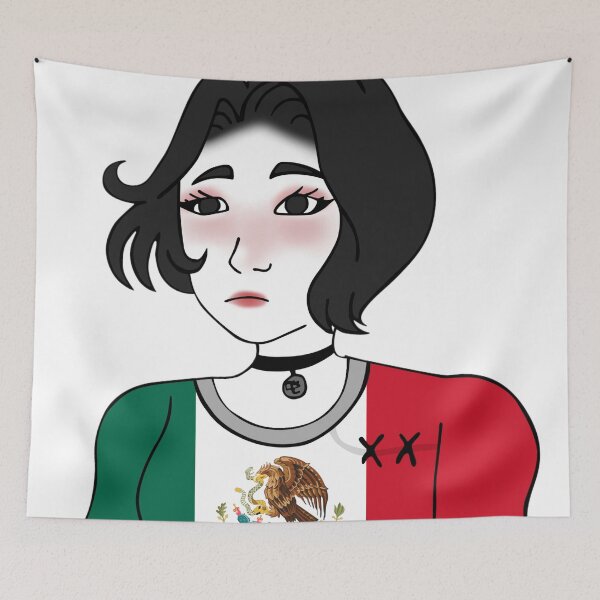 Item preview, Doomer Girl Wojak - Mexico designed and sold by AztecaPixels.