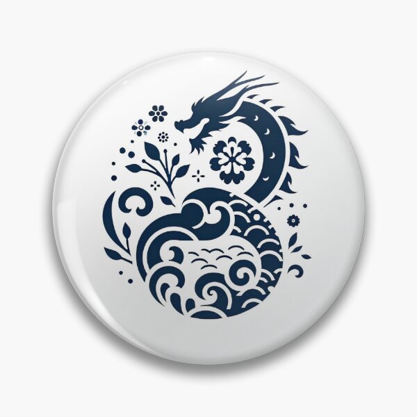 Item preview, Silhouette Japanese Dragon designed and sold by sbachstroem.