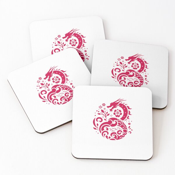 Item preview, Traditional Dragon - Floral Pattern designed and sold by sbachstroem.