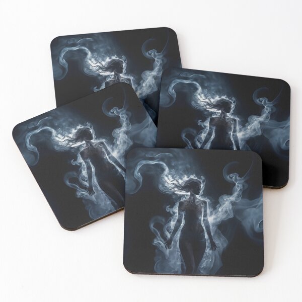 Item preview, Mystic Smoke Embrace - Ethereal Woman Design designed and sold by RevGens.