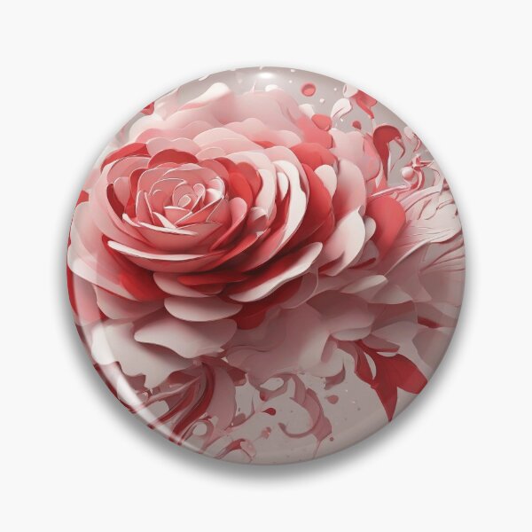 Item preview, Splash pink red Flower Rose designed and sold by nyhhhh.