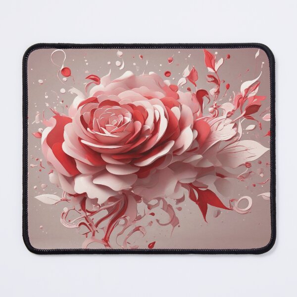 Item preview, Splash pink red Flower Rose designed and sold by nyhhhh.