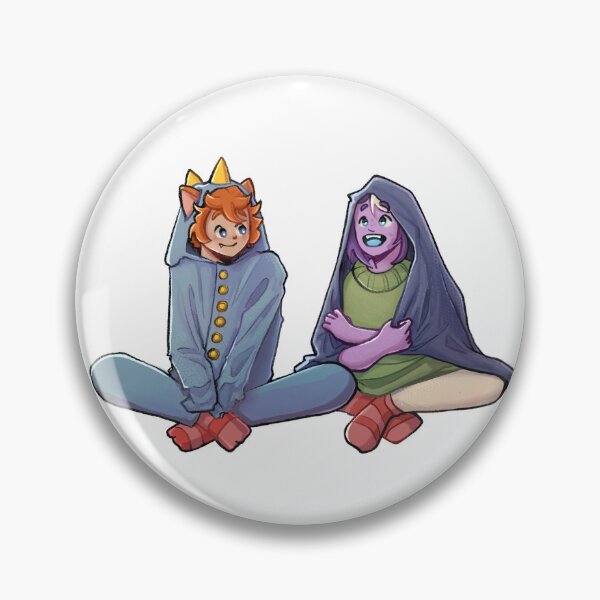 Item preview, Sleepover stickers, cute OCs in dinosaur pyjamas  designed and sold by Peas-Doodles.
