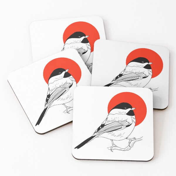 Item preview, Chickadee little bird illustration designed and sold by susyrdesign.