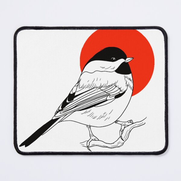 Item preview, Chickadee little bird illustration designed and sold by susyrdesign.