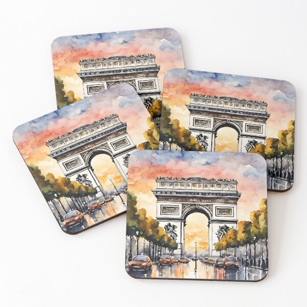 Item preview, Sunset Serenade: The Famous Arc de Triomphe in Paris designed and sold by LSVart.