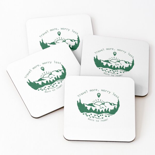 Item preview, Wanderlust Wisdom - Travel More, Worry Less designed and sold by the-x-designs.