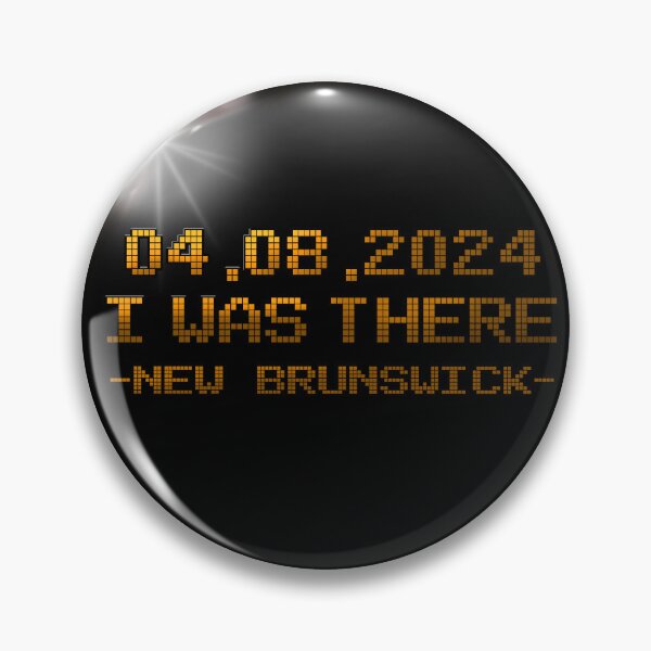 Artikelvorschau, Totale Sonnenfinsternis 8. April 2024 New Brunswick entworfen und verkauft von Nerd Shizzle.