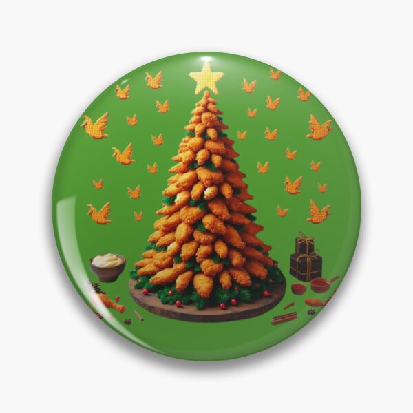 Item preview, Tasty Crispy Chicken Christmas Tree designed and sold by PaulBlueShop.