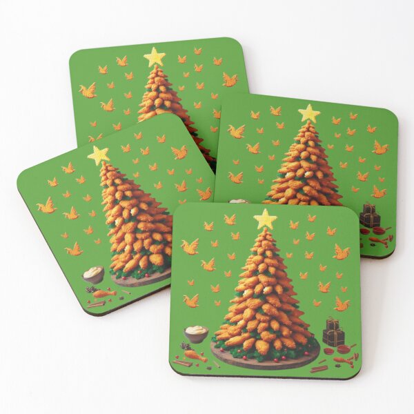 Item preview, Tasty Crispy Chicken Christmas Tree designed and sold by PaulBlueShop.