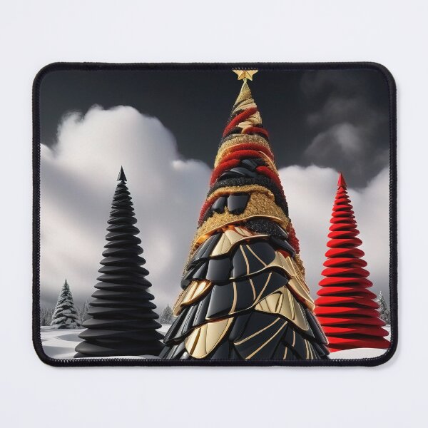 Item preview, Stylized ornamental decorative fantasy artistic Christmas tree illustration designed and sold by 4Seasons.