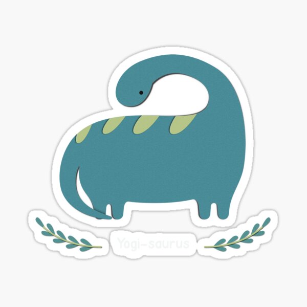 Item preview, Yogi-Saraus, Yoga Dinosaur designed and sold by nicheteees.