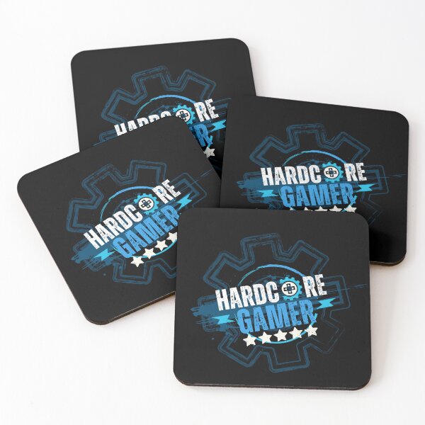 Item preview, Hardcore Gamer Blue designed and sold by teamoverklock.