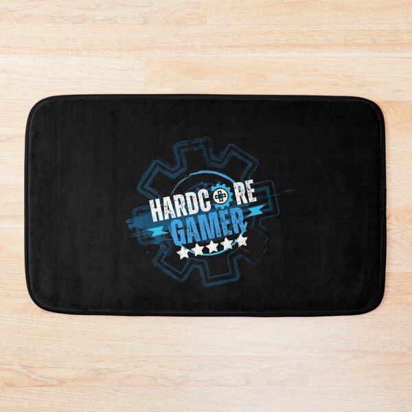 Item preview, Hardcore Gamer Blue designed and sold by teamoverklock.