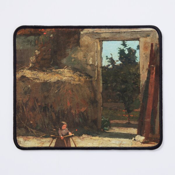 Item preview, French Farmyard (1867) by Winslow Homer designed and sold by Suzana Djordjevic.