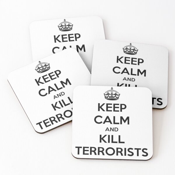 Item preview, KEEP CALM AND K TERRORISTS designed and sold by javitennis.