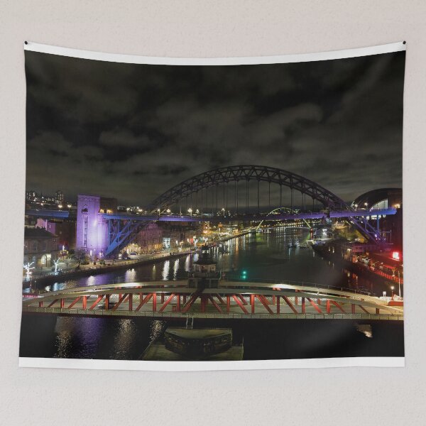 Item preview, The River Tyne at Night (2) designed and sold by Violaman.