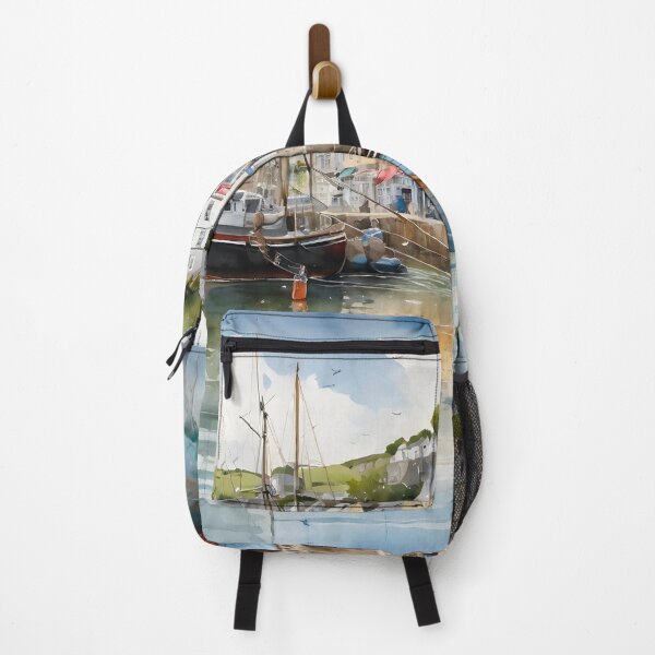 Item preview, Harbor Serenity: Fishing in Padstow designed and sold by LSVart.