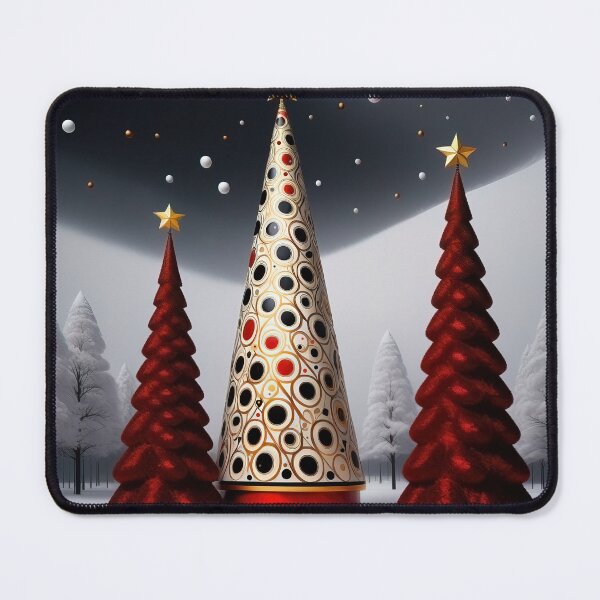 Item preview, Stylized ornamental decorative fantasy artistic Christmas tree illustration designed and sold by 4Seasons.
