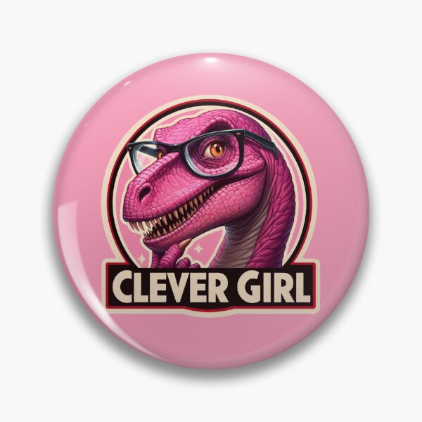 Item preview, Clever Girl Raptor Logo designed and sold by liminalcandy.