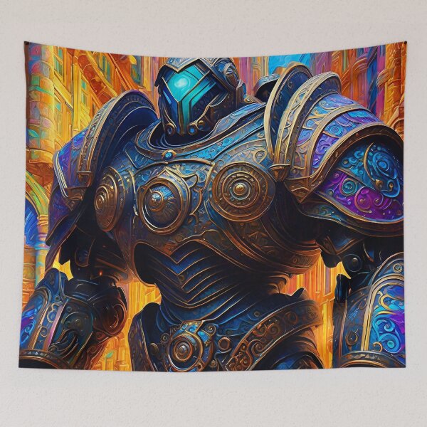 Item preview, Colorful Iron Golem - Fantasy art designed and sold by Delerat7.