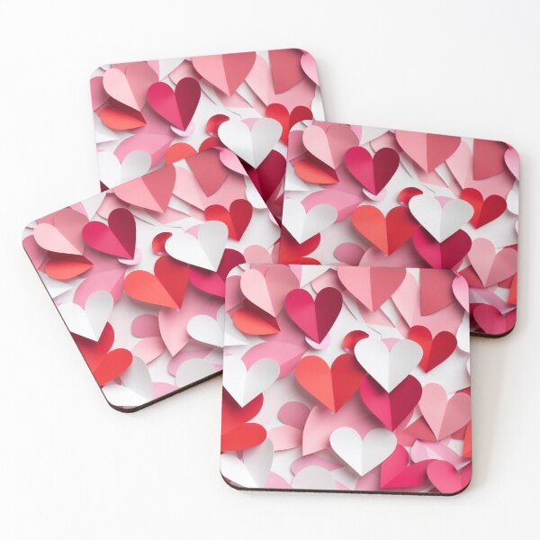 Item preview, Heartfelt Radiance: Playful Paper Heart Symphony designed and sold by NeavesPhoto.