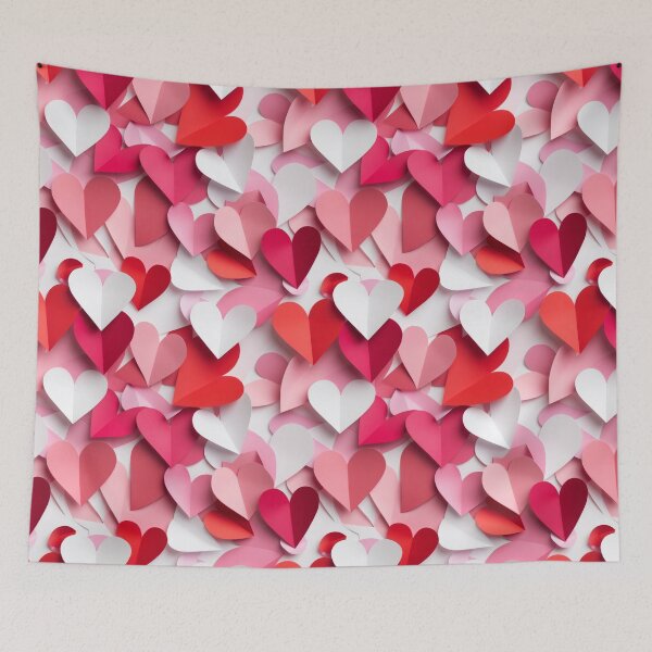Item preview, Heartfelt Radiance: Playful Paper Heart Symphony designed and sold by NeavesPhoto.