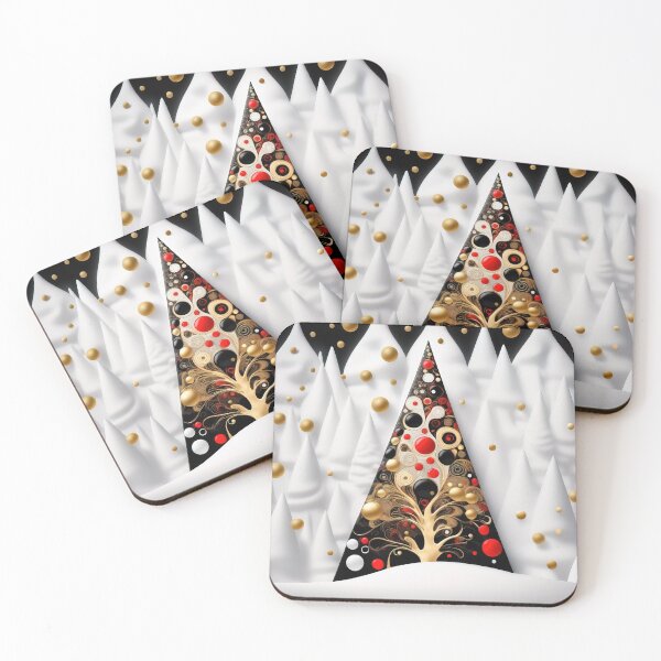 Item preview, Stylized abstract snowy winter, Christmas decorated fairy fantasy houses background designed and sold by 4Seasons.