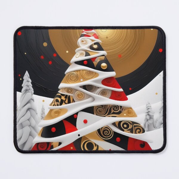 Item preview, Stylized ornamental decorative fantasy artistic Christmas tree illustration designed and sold by 4Seasons.