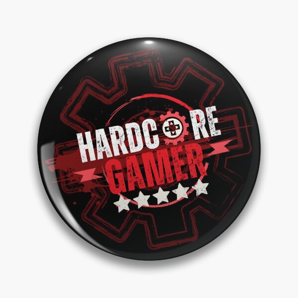 Item preview, Hardcore Gamer Red designed and sold by teamoverklock.