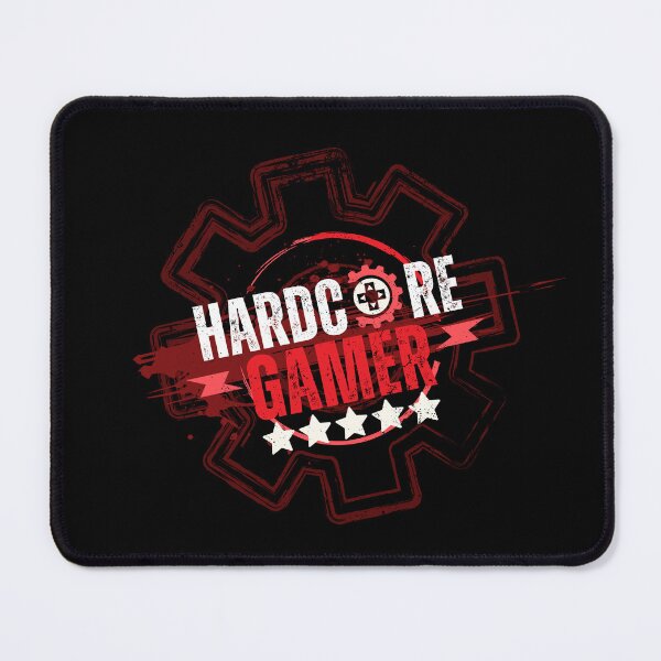 Item preview, Hardcore Gamer Red designed and sold by teamoverklock.