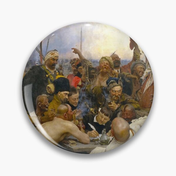 Item preview, Zaporozhian Cossacks Writing a Letter to the Turkish Sultan, painting by Ilya Repin designed and sold by clon-dot-net.