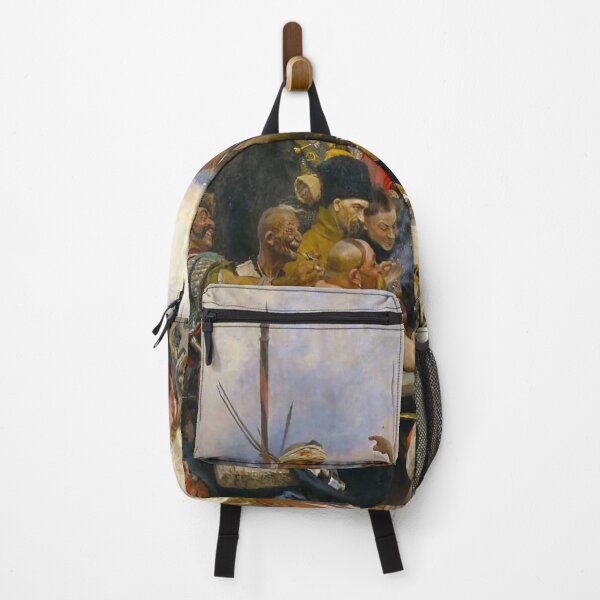 Item preview, Zaporozhian Cossacks Writing a Letter to the Turkish Sultan, painting by Ilya Repin designed and sold by clon-dot-net.