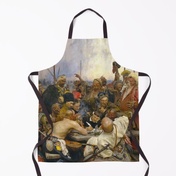 Item preview, Zaporozhian Cossacks Writing a Letter to the Turkish Sultan, painting by Ilya Repin designed and sold by clon-dot-net.