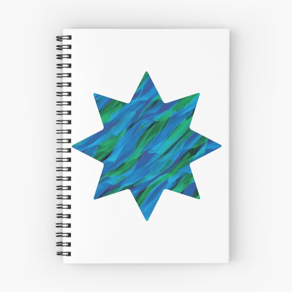 Item preview, Blue Green Deep Sea Splash Star  designed and sold by Alexandria Levin.