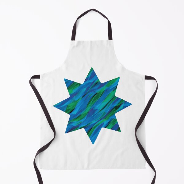 Item preview, Blue Green Deep Sea Splash Star designed and sold by Alexandria Levin.