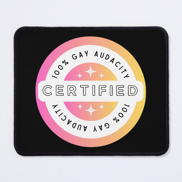 Item preview, Gay Audacity Certification Ombré Orange designed and sold by SpaceCat3.