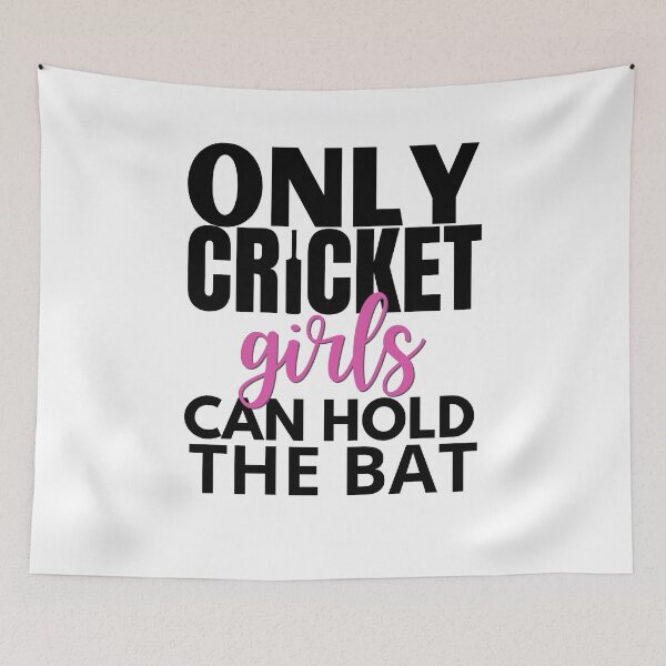 Item preview, Only Cricket Girls Can Hold The Bat Female Cricket Bat 2024 designed and sold by MarsLights.