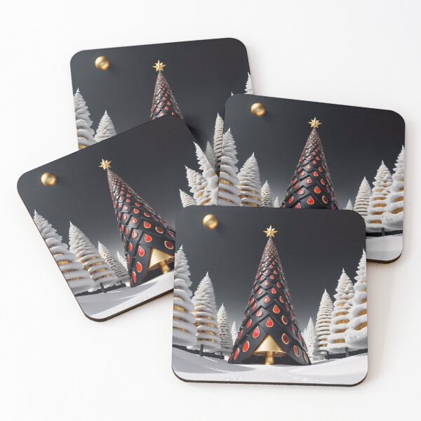 Item preview, Stylized ornamental decorative fantasy artistic Christmas tree illustration designed and sold by 4Seasons.