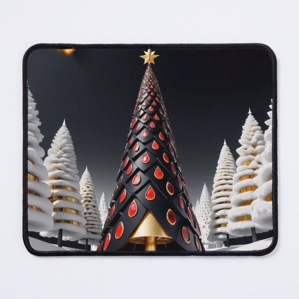 Item preview, Stylized ornamental decorative fantasy artistic Christmas tree illustration designed and sold by 4Seasons.