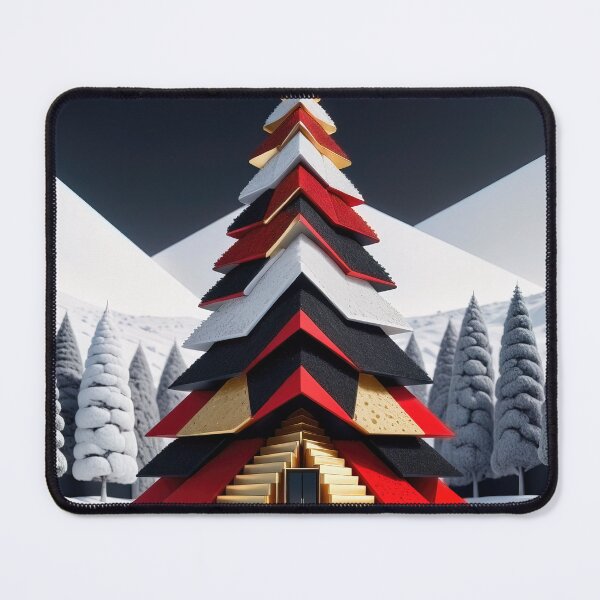 Item preview, Stylized ornamental decorative fantasy artistic Christmas tree illustration designed and sold by 4Seasons.