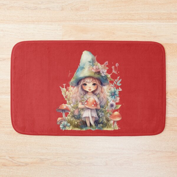 Item preview, Little Fairy With Mushrooms designed and sold by FlutterbyFairy.