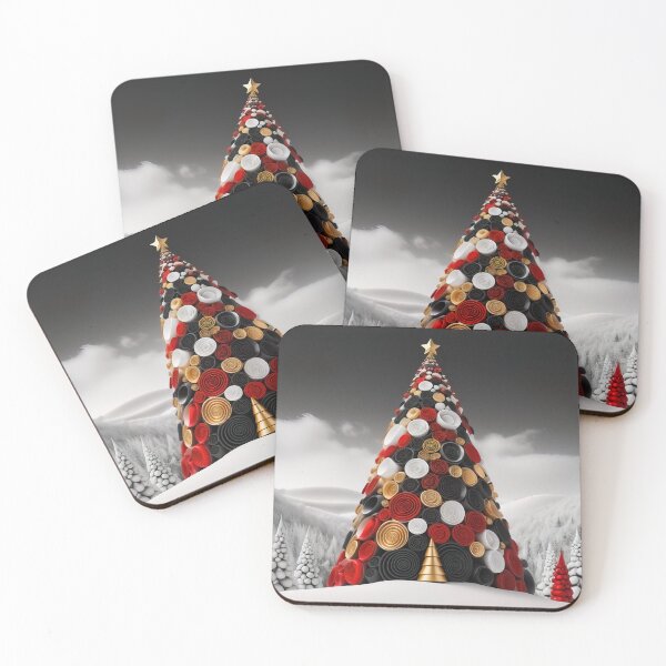 Item preview, Stylized ornamental decorative fantasy artistic Christmas tree illustration designed and sold by 4Seasons.