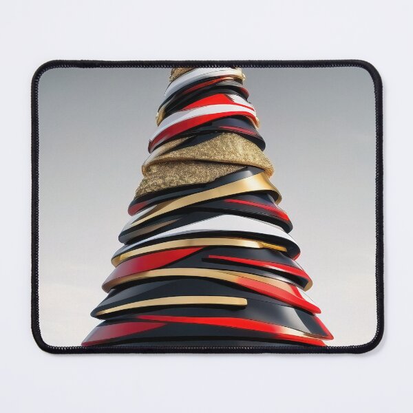 Item preview, Stylized ornamental decorative fantasy artistic Christmas tree illustration designed and sold by 4Seasons.